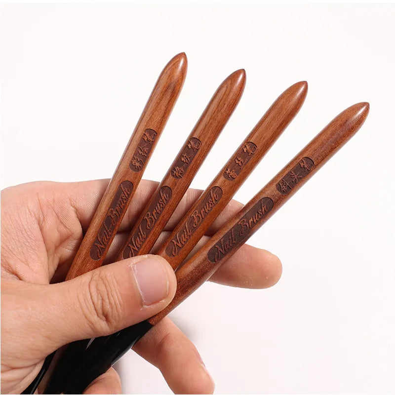 Manicure brushes.