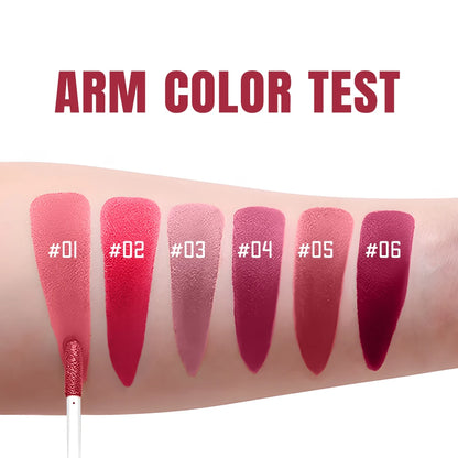 Liquid lipstick - Light and soft texture, without sticky feeling.