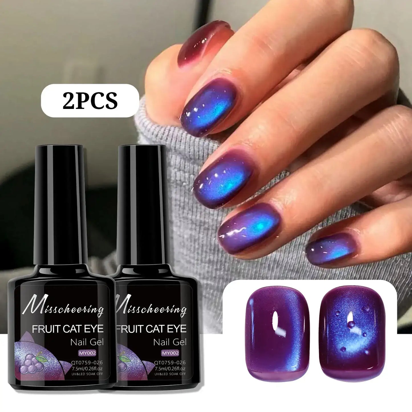 Esmaltes magnéticos en gel Misscheering