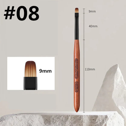 Manicure brushes.