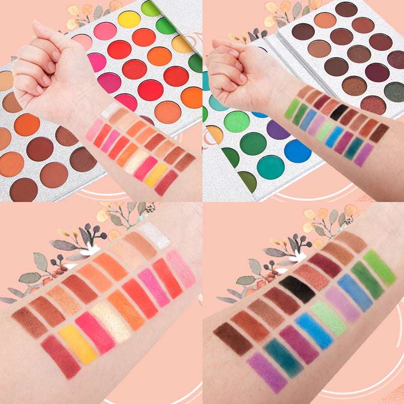 Paleta de Sombras VERONNI de 65 Colores.