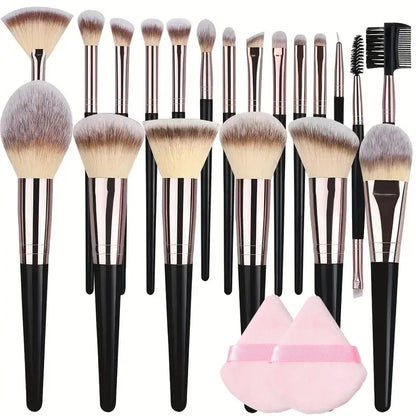 Set de Brochas  para maquillaje Profesional 3-20PCS.