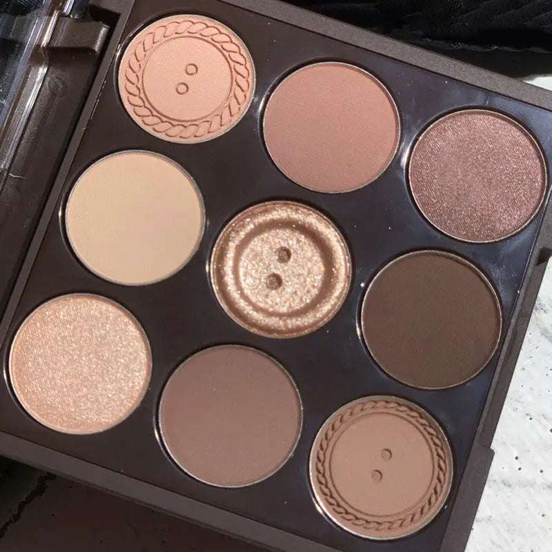 Paleta de Sombras de 9 Colores.