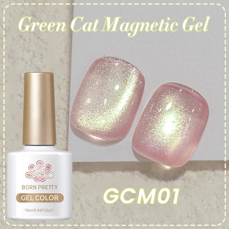 BORN PRETTY 6 Colors UV Magnetic Nail Polish