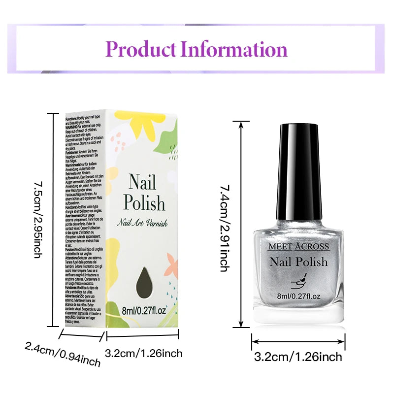 MEET ACROSS chroma metallic enamels