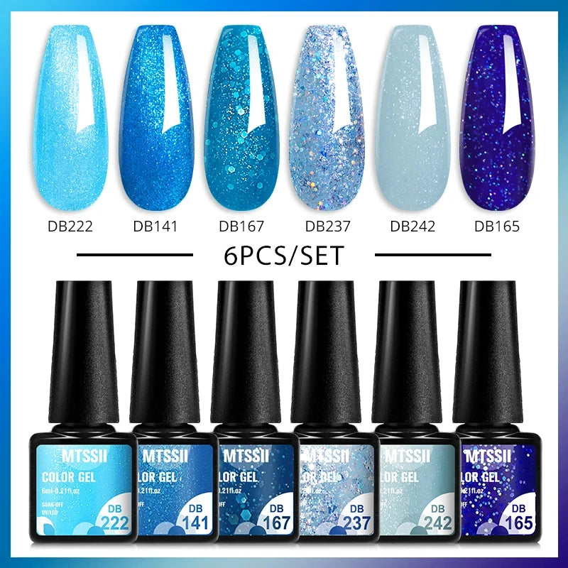 +50 Colecciones de 6 Esmaltes Semipermanentes MTSSII