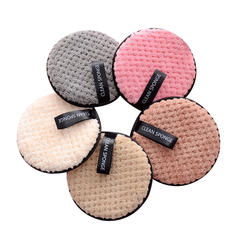 Reusable microfiber makeup remover pads