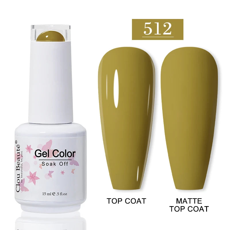 CLOU BEAUTE 30 colores de esmalte en gel de secado UV