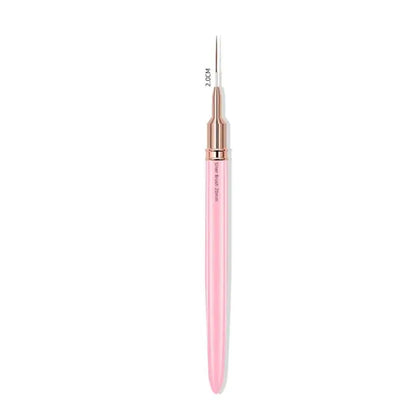 Manicure liner brushes.