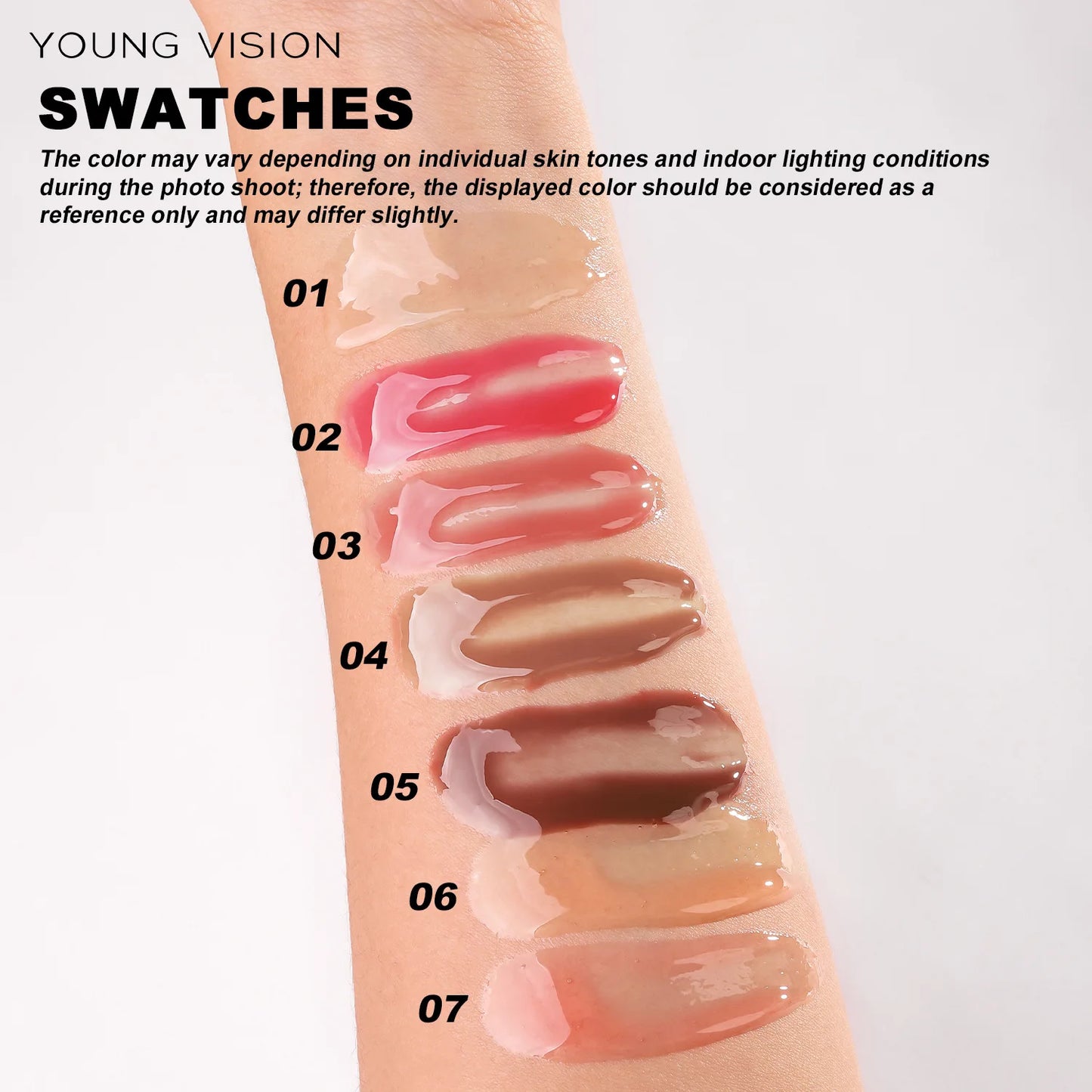 Set of 7 YOUNG VISION Lip Glosses
