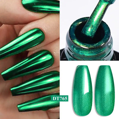 Esmaltes metálicos en gel MEET ACROSS
