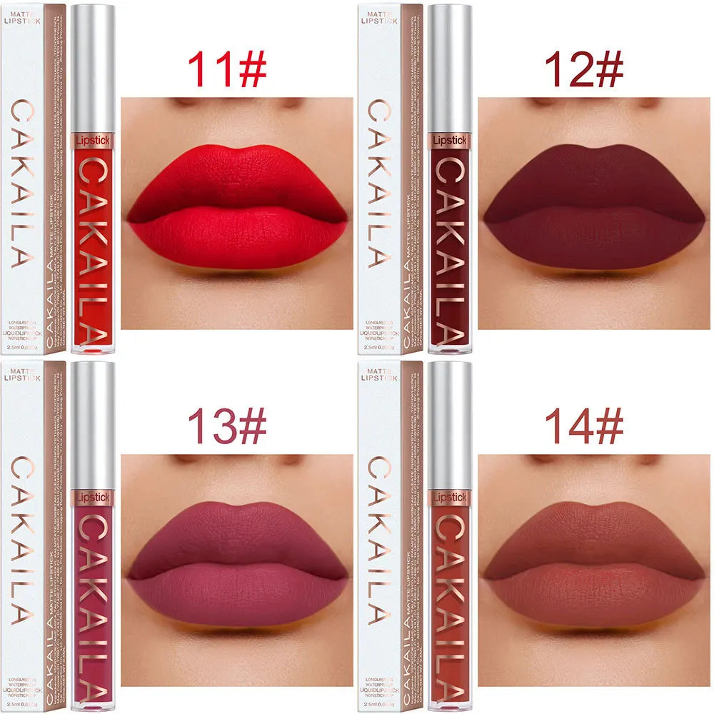Liquid lipstick.