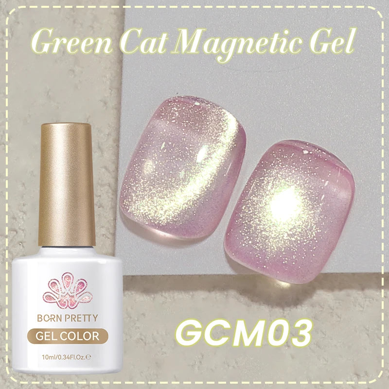 BORN PRETTY 6 Colors UV Magnetic Nail Polish