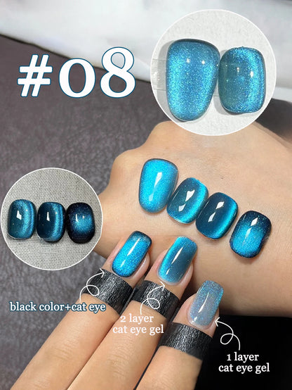 MIANEL magnetic cat eye nail polishes