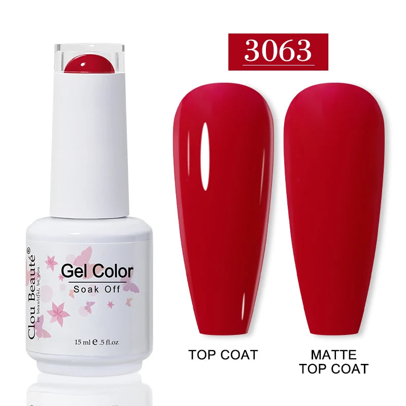 CLOU BEAUTE 30 colores de esmalte en gel de secado UV