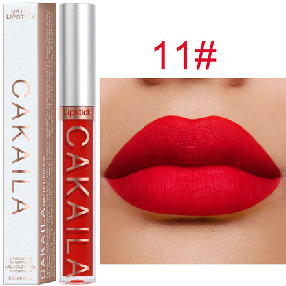 Liquid lipstick.