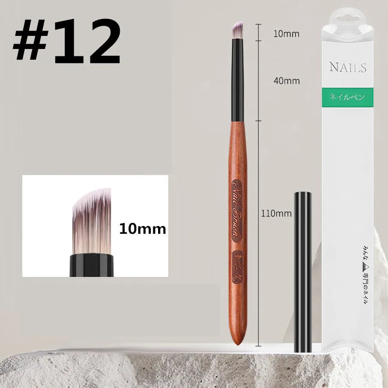 Manicure brushes.