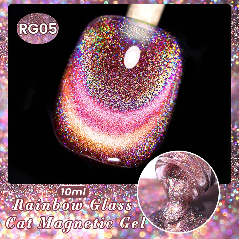 BORN PRETTY 6 Colors UV Magnetic Nail Polish