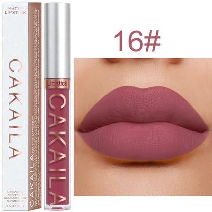 Liquid lipstick.