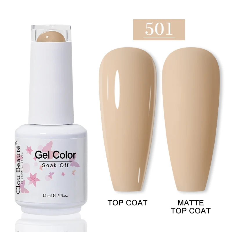CLOU BEAUTE 30 colores de esmalte en gel de secado UV