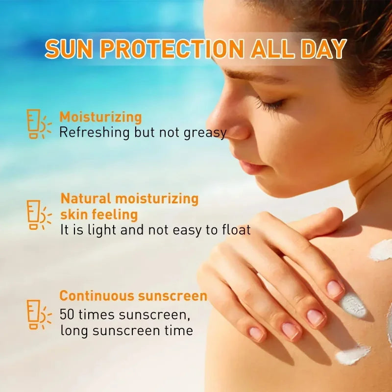 Crema de protección solar  SPF 50+ innovación UVMUNE400  y antioxidante.