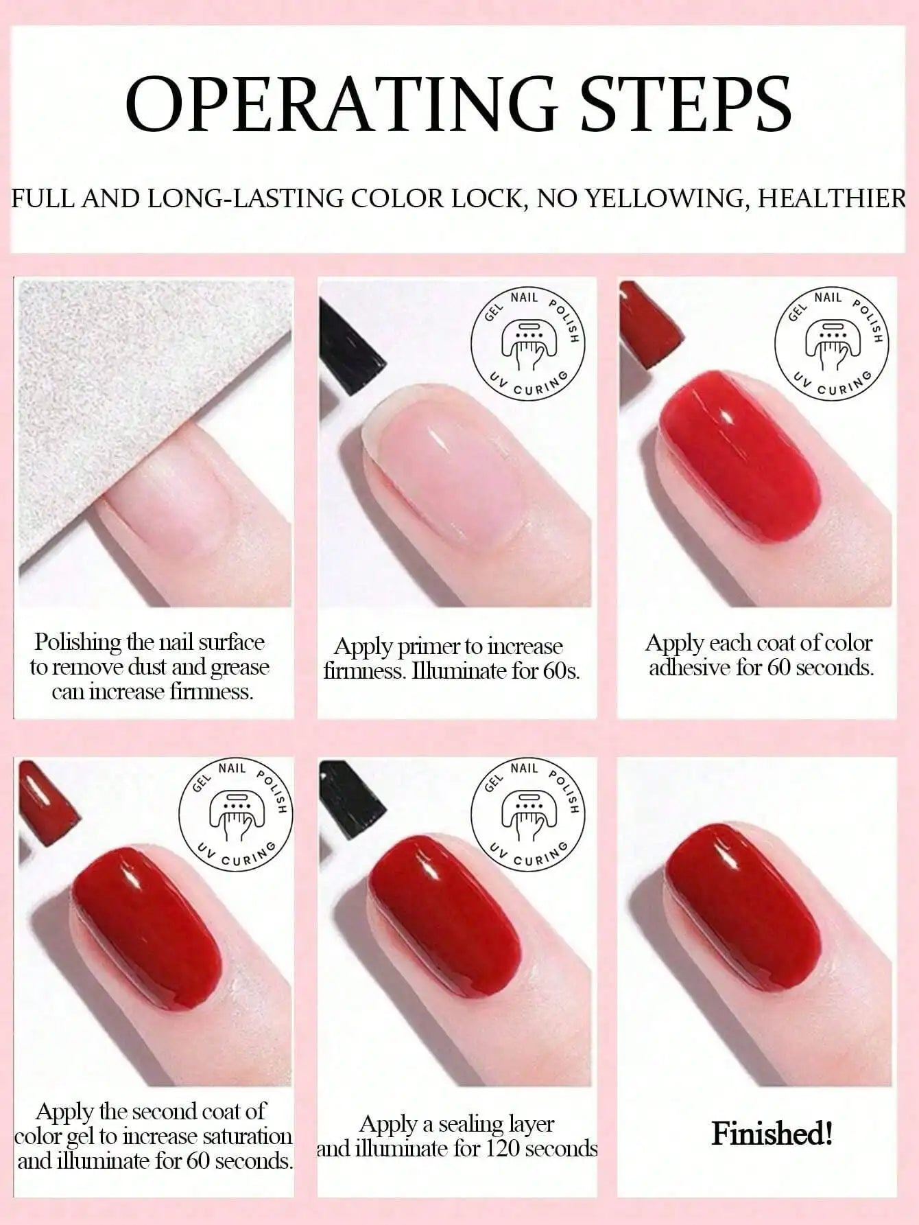 MORDDA esmalte en gel de secado UV