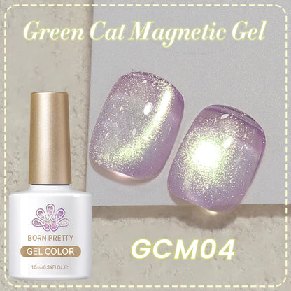 BORN PRETTY 6 Colors UV Magnetic Nail Polish