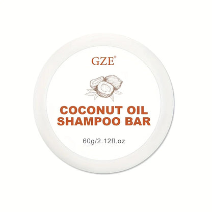 GZE Champú en barra, de aceite de coco con vitamina y ácidos grasos.