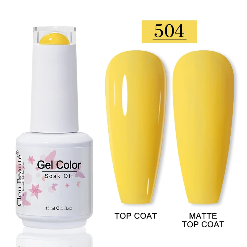 CLOU BEAUTE 30 colores de esmalte en gel de secado UV
