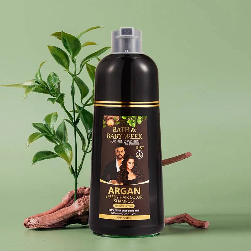 NATURAL BLAKC Champú nutritivo, cabello saludable, brillante