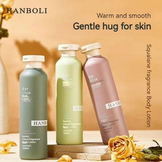 Loción corporal con escualano de Hanboli