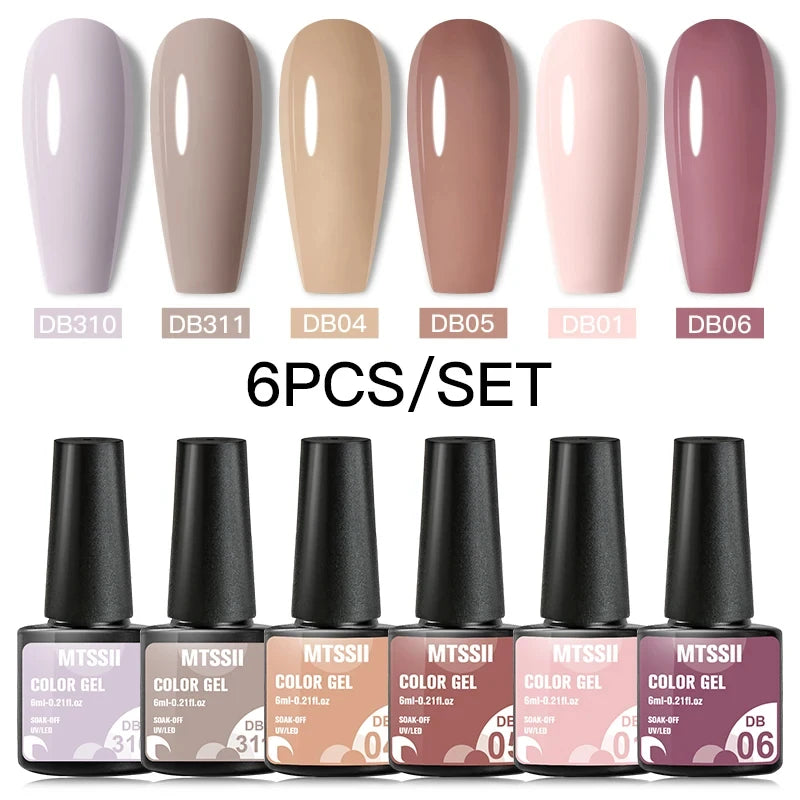 +50 Colecciones de 6 Esmaltes Semipermanentes MTSSII
