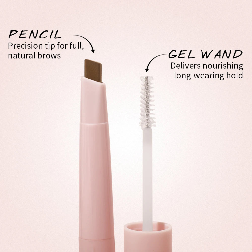 Lápiz y Gel Fijador para Cejas HECI BEAUTY