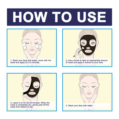 Mascarilla Facial Peel-Off de Carbón Eelhoe
