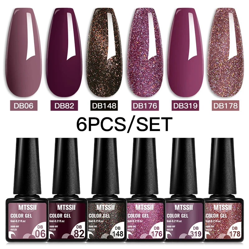 +50 Colecciones de 6 Esmaltes Semipermanentes MTSSII