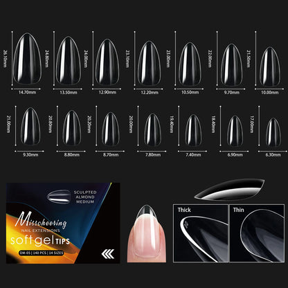 Set of 120/140 Misscheering False Nails.