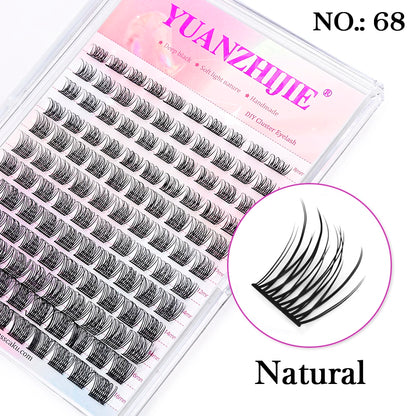 DIY False Eyelashes in Clusters