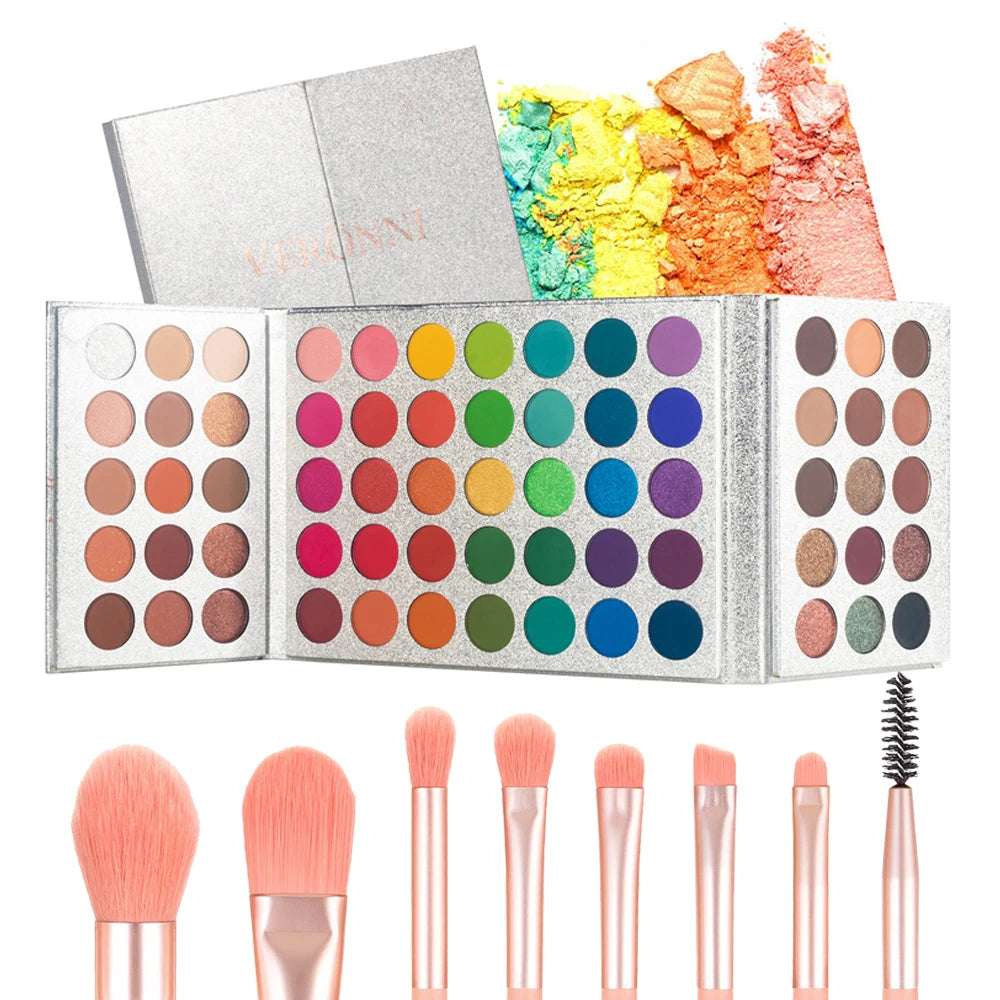 Paleta de Sombras VERONNI de 65 Colores.