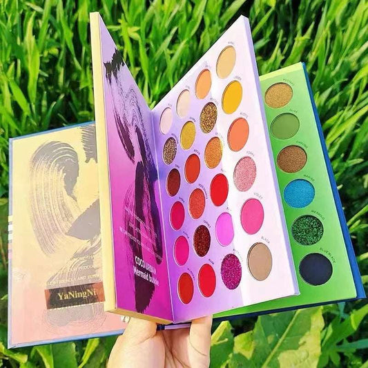 Paleta de sombras de ojos de 72 colores