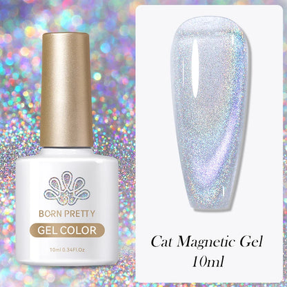BORN PRETTY 6 Colors UV Magnetic Nail Polish