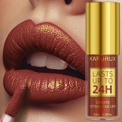 Gloss labial con glitter