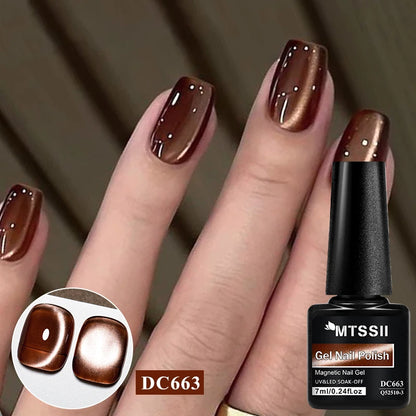 6 MTSSI reddish magnetic enamels