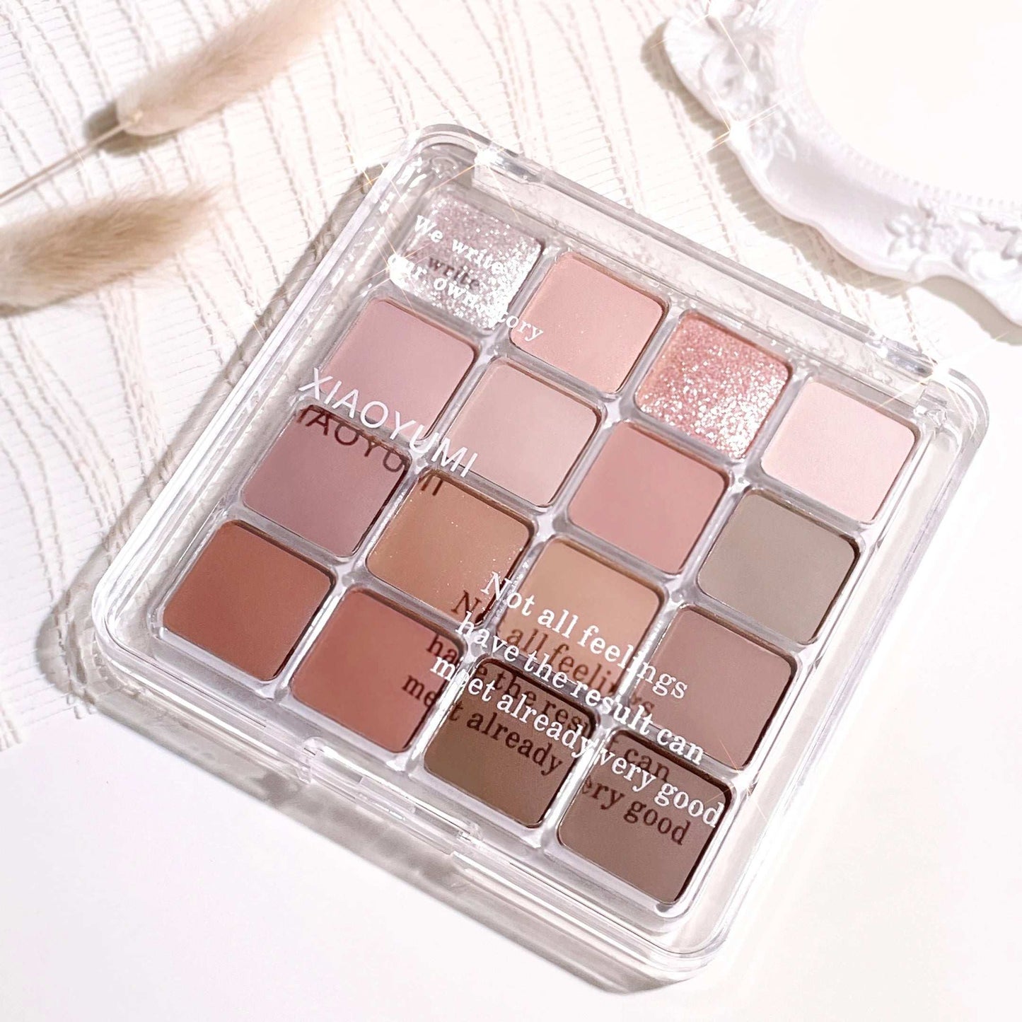 Paleta de Sombras de XIAOYUMI 16 Colores.