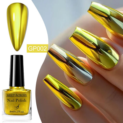 MEET ACROSS chroma metallic enamels