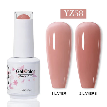CLOU BEAUTE 30 colores de esmalte en gel de secado UV