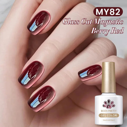 BORN PRETTY 6 Colors UV Magnetic Nail Polish