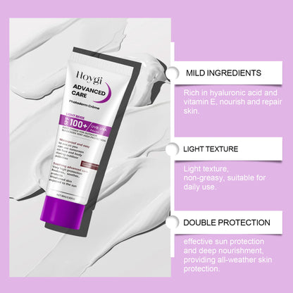 Crema Solar Hoygi con Ácido Hialurónico,