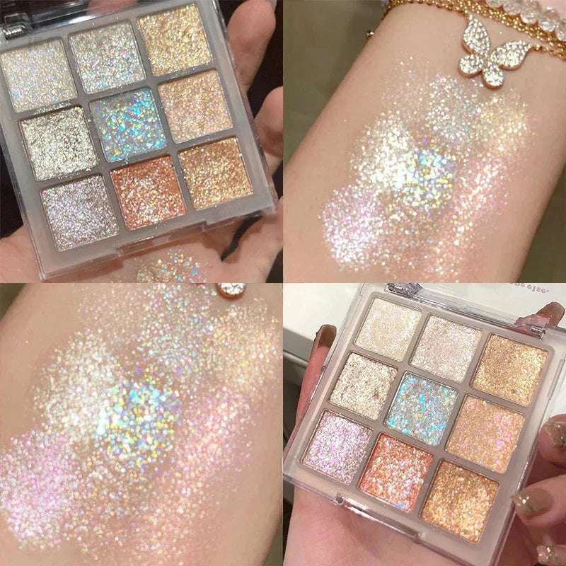 Paleta de sombras de ojos de 9 colores