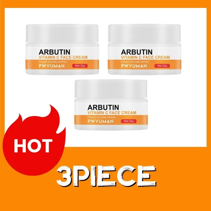Facial cream with vitamin C and ARBUTIN