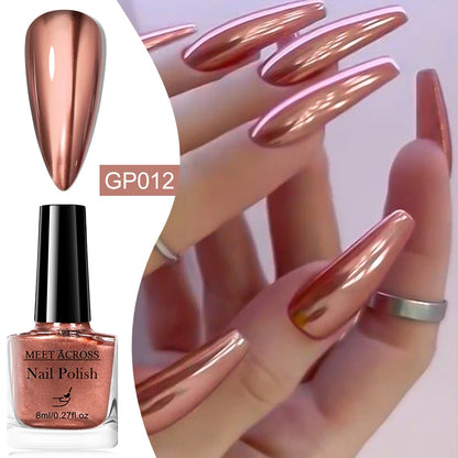MEET ACROSS chroma metallic enamels